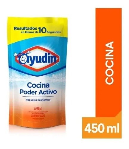 Producto - Detergente Desengrasante Dp Ayudin Cocina Poder Activo X450