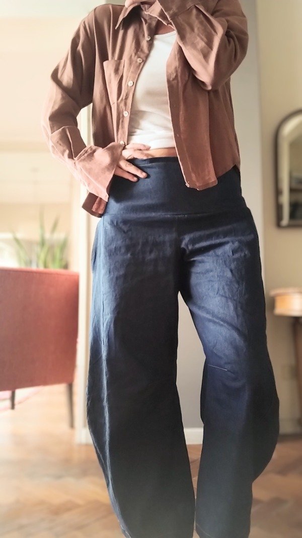 Producto - Camisa de lino chocolate