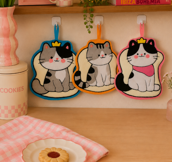 Producto - Paño de mano gatitos funny