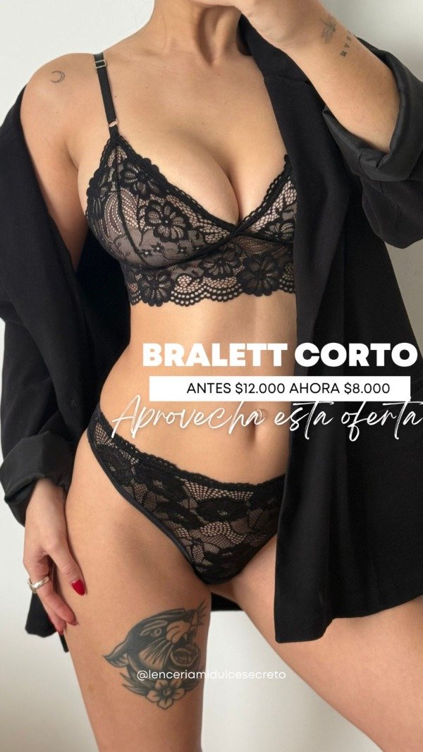 Producto - CONJUNTO BRALETT CORTO