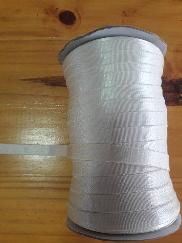 Producto - Elástico Bretel Rasado Hueso 15mm.