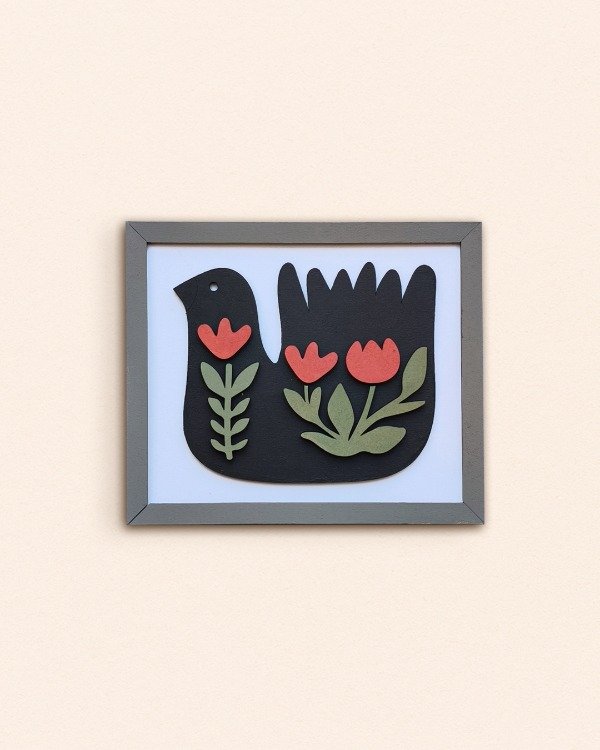 Producto - Pajarito floral 2