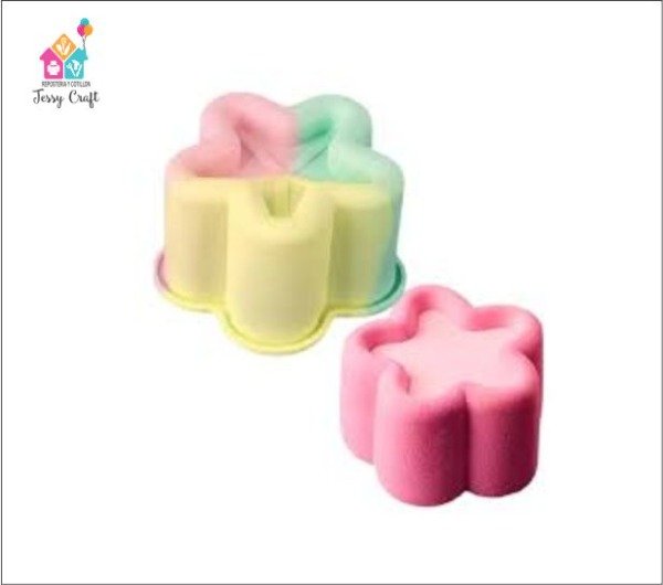 Producto - Molde de Silicona - Mini Torta forma estrella con bordes