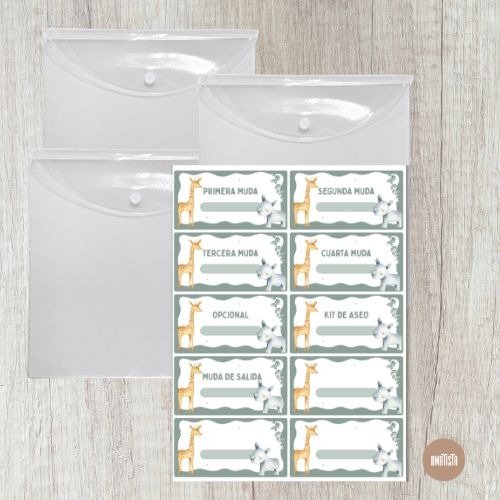Producto - Combo 3 Bolsitas de mudita y Plancha de stickers