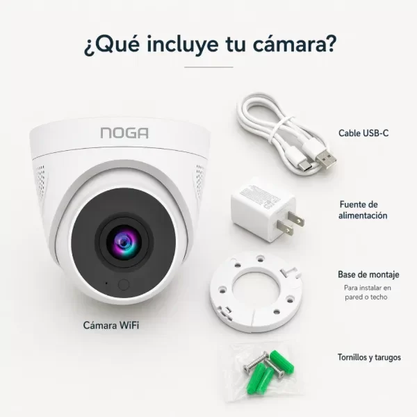 Producto - Camara De Seguridad IP WiFi Domo Exterior Noga NGW-45 HD Vision Nocturna - 1