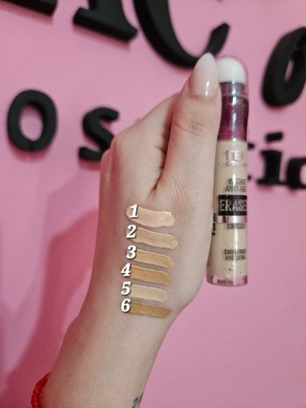 Producto - Corrector liquido alta cobertura Tei con esponja SOLO TONO 6 - 1