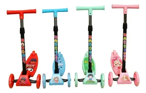 Producto - Patin Diablo Scooter Infantil Montable 3 Ruedas Luces Leds