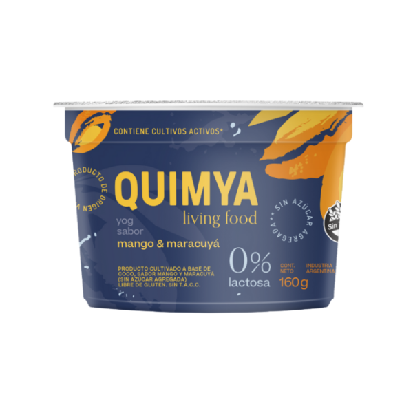 Producto - Yogurt Quimya Sabor Mango y Maracuyá - Sin Azúcar Agregada- Sin lactosa