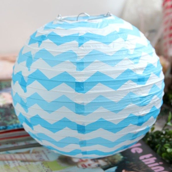 Producto - Lámpara de papel zig zag 25cm