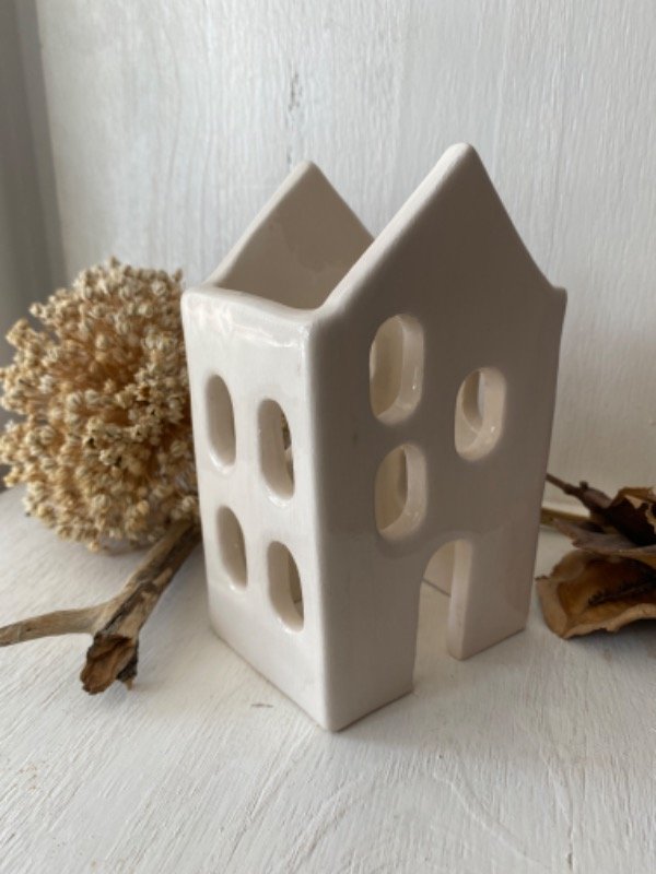 Producto - Casita fanal de cerámica