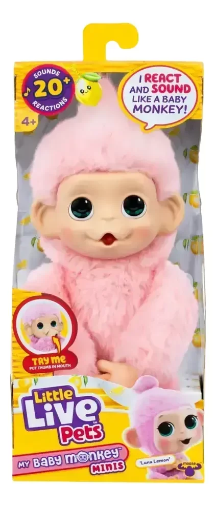 Producto - Little Live Pets My Mini Baby Monkey Interactivo Con Sonido - 2