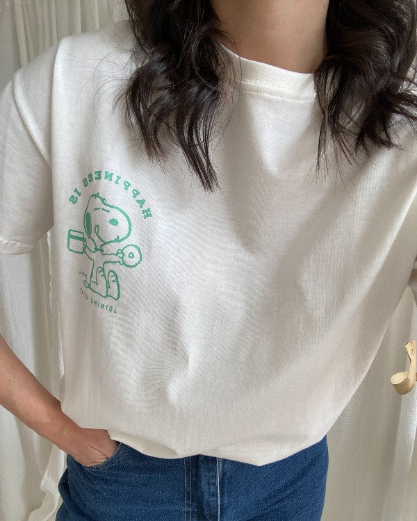 Producto - Remerón Snoopy Crema - 3