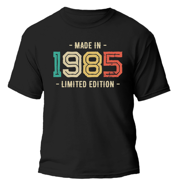 Producto - Remera Limited Edition - Personalizada (elegi tu año)