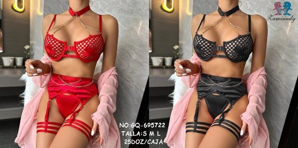 Producto - Conjunto sexy red importado - 4