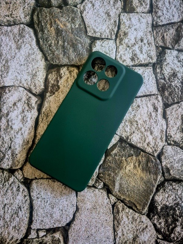 Producto - Funda silicone case Moto G15 verde oscuro