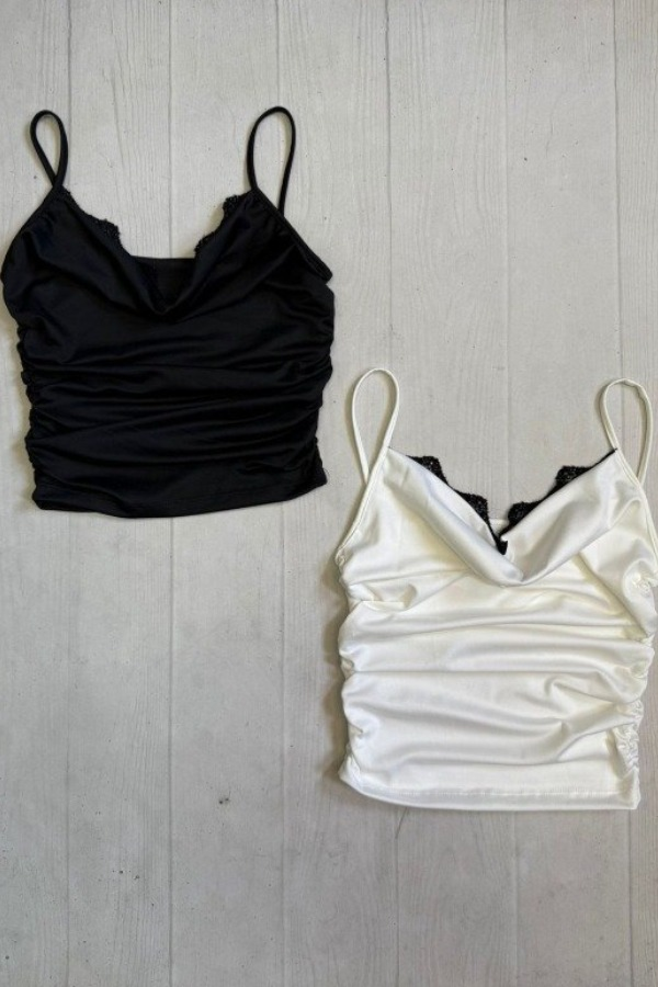 Producto - TOP BRETEL FINO CON FRUNCE