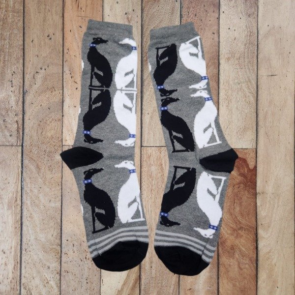Producto - Media Rhyton Gris y Negro