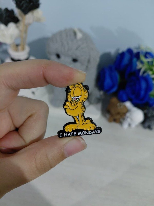 Producto - Pin metalizado - Garfield "I hate mondays" #0164