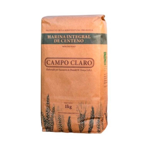 Producto - Harina Integral de Centeno x 1k CAMPO CLARO