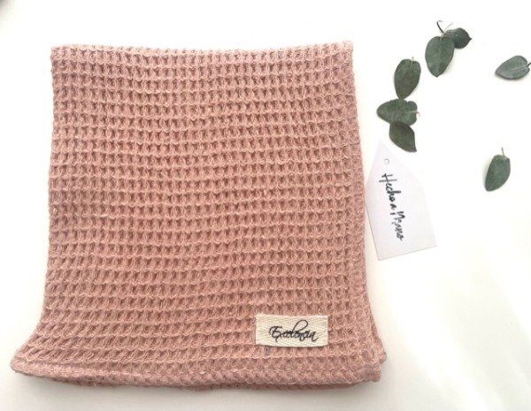 Producto - SET REPASADOR TELA WAFFLE ROSA