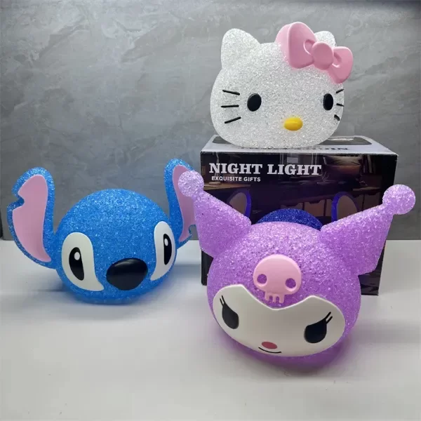 Producto - Lampara velador Kawaii colores Silicona - 5