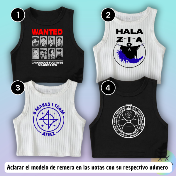 Producto - Musculosas Ateez #1