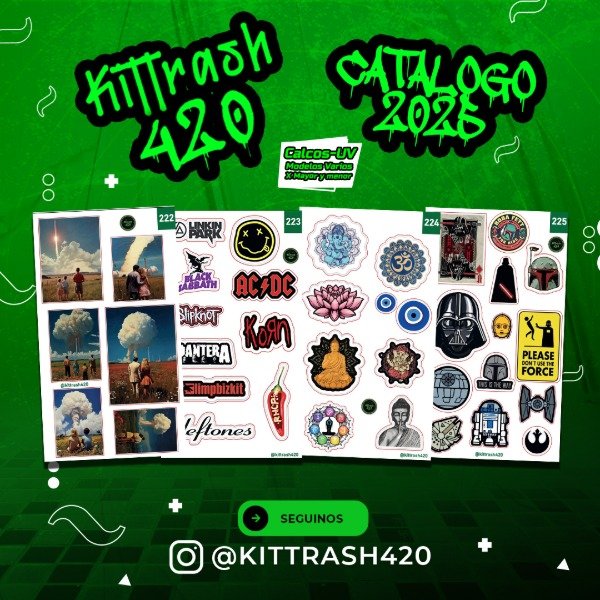Producto - Planchas UV: Kittrash 420 v2