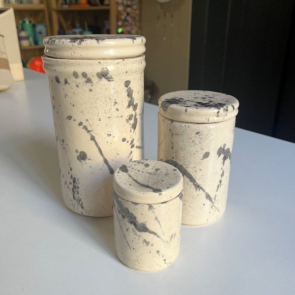 Producto - Combo 3 frascos cerámica