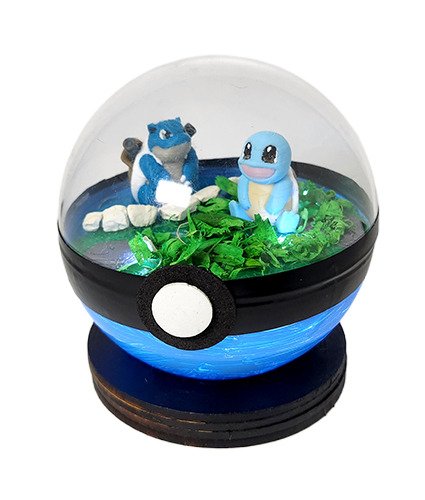 Producto - Lampara Diorama Pokemon Squirtle Blastoise Cable Usb