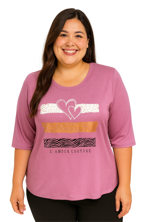 Producto - Art 44 Remera modal viscosa 3/4 estampa 2