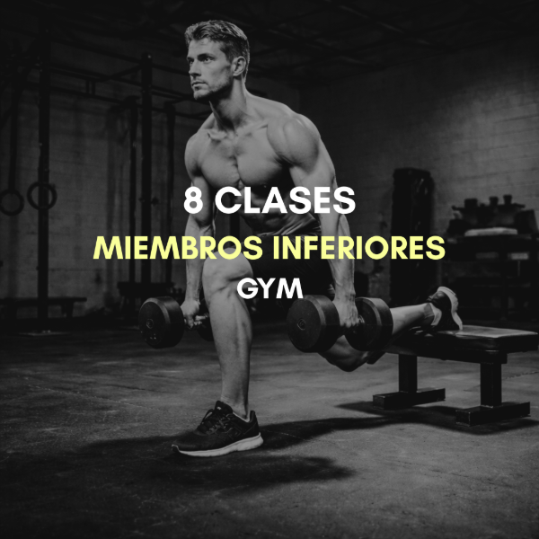 Producto - 8 CLASES Miembros Inferiores (GYM)