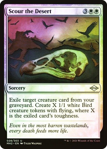 Producto - Scour the Desert Foil  Modern Horizons 2