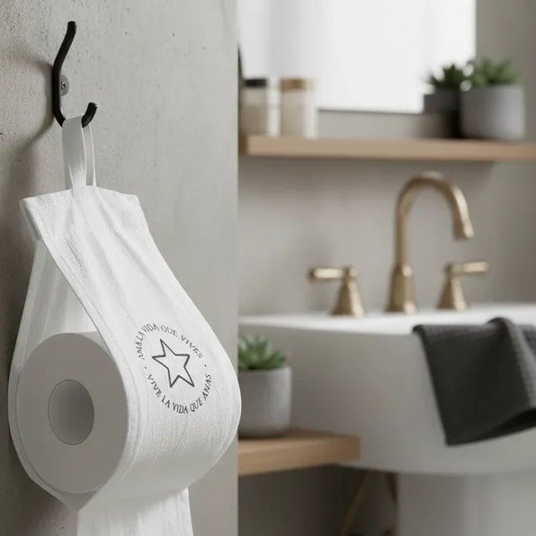 Producto - Porta Papel Higiénico Blanco