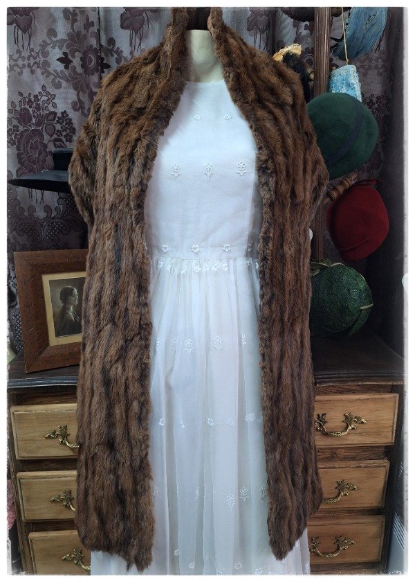 Producto - Estola ancha de Piel Natural