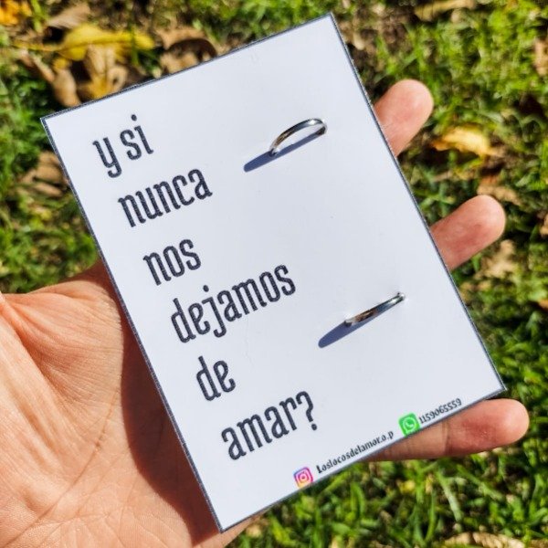 Producto - Y si nunca nos dejamos de amar