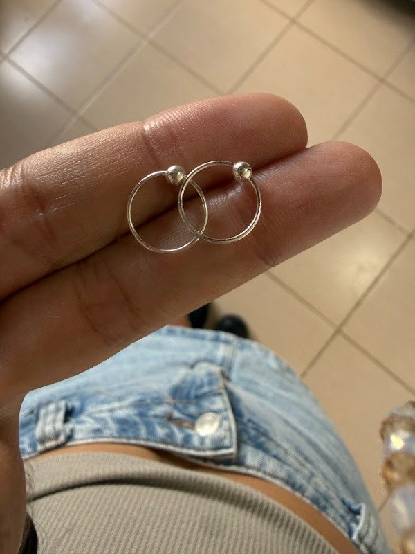 Producto - Argollas bolita - 12 mm