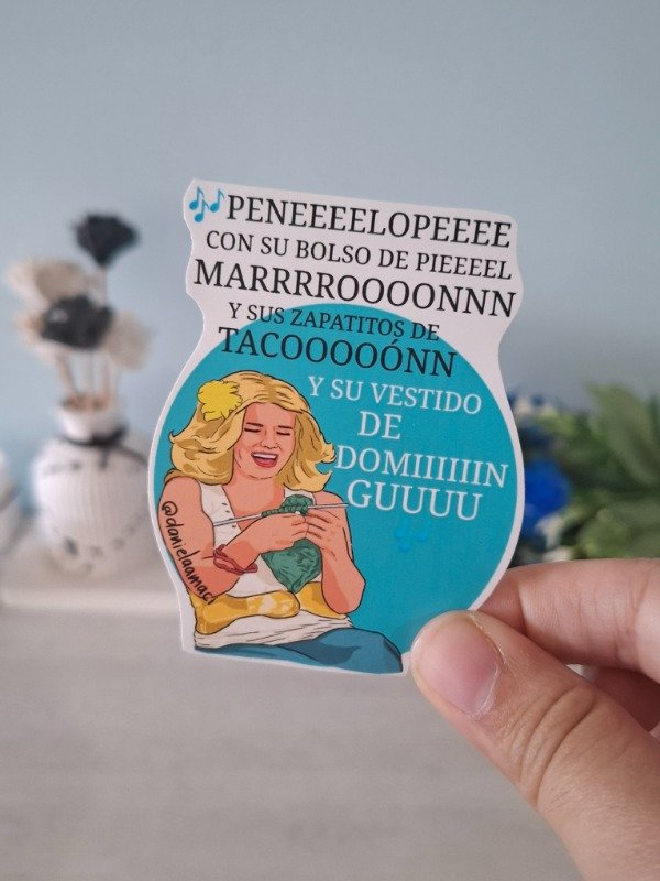 Producto - Stickers random ilustrados  - "Casados con hijos" 025