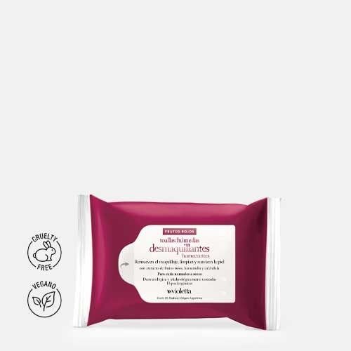 Producto - Toallas Húmedas Desmaquillantes Frutos Rojos x15 unidades