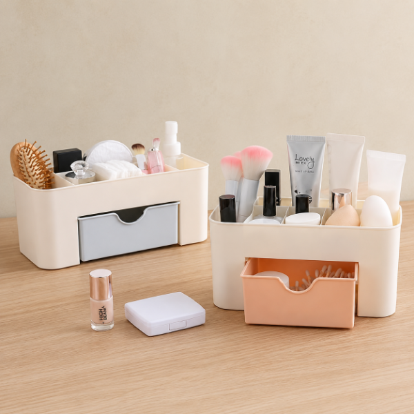 Producto - PORTA COSMETICOS PLASTICO CON CAJONES