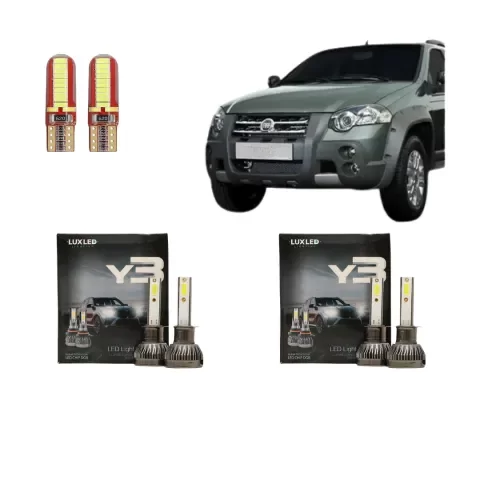 Producto - Kit Cree Led Y3 Luz Baja Y Alta Fiat Palio Adventure