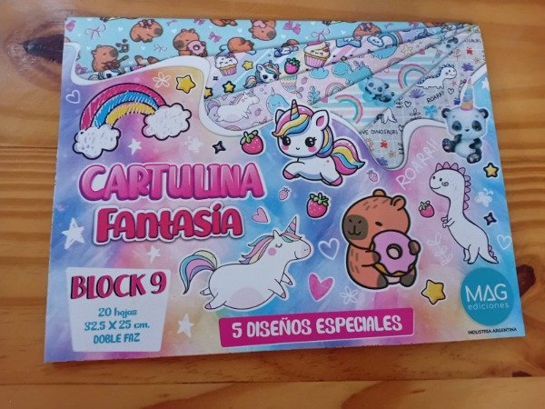Producto - Blocks de dibujo Fantasía numero 5 Mag x 20 hojas de 118grs 32.5cmx25cm