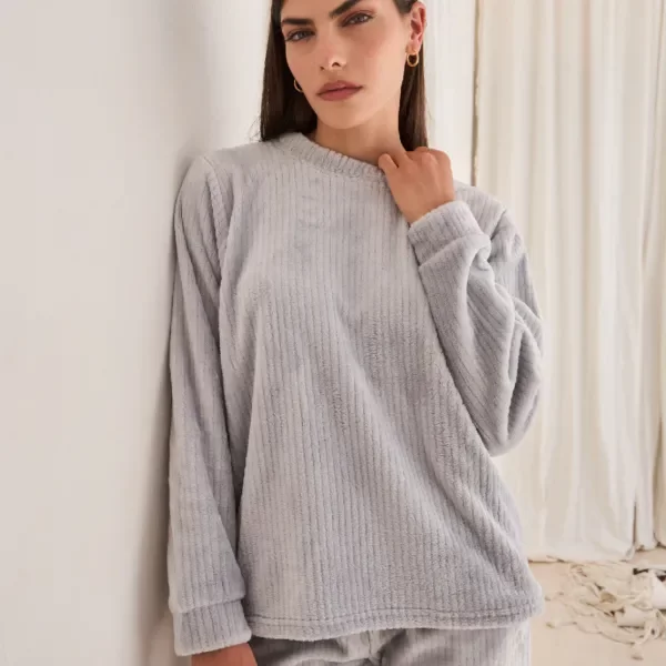 Producto - Pijama Supersoft gris