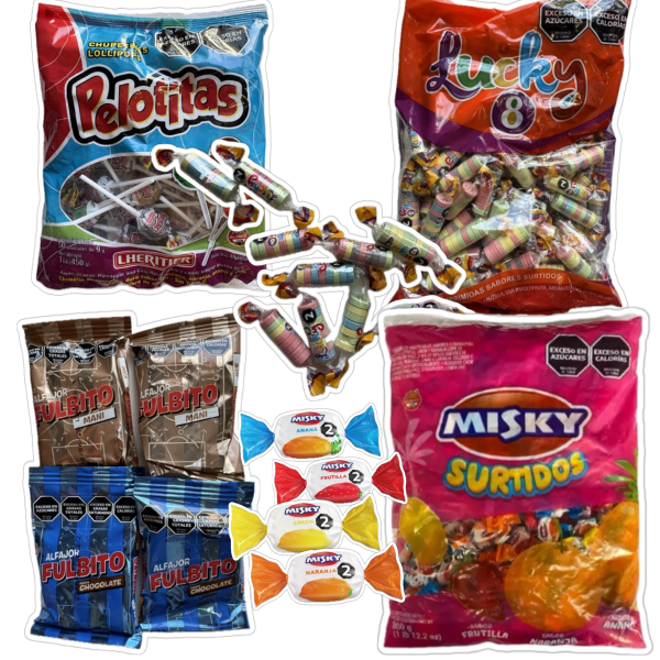 Producto - Combo golosinas "Burbujas"