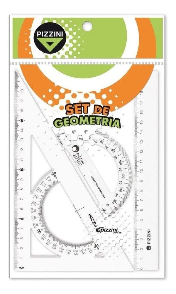 Producto - SET Geometria Pizzini 20 cm 3 Piezas 4113 - 1