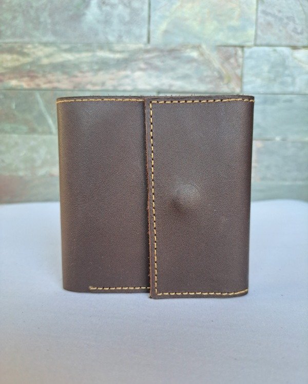 Producto - Billetera Indiana con Botón Marrón