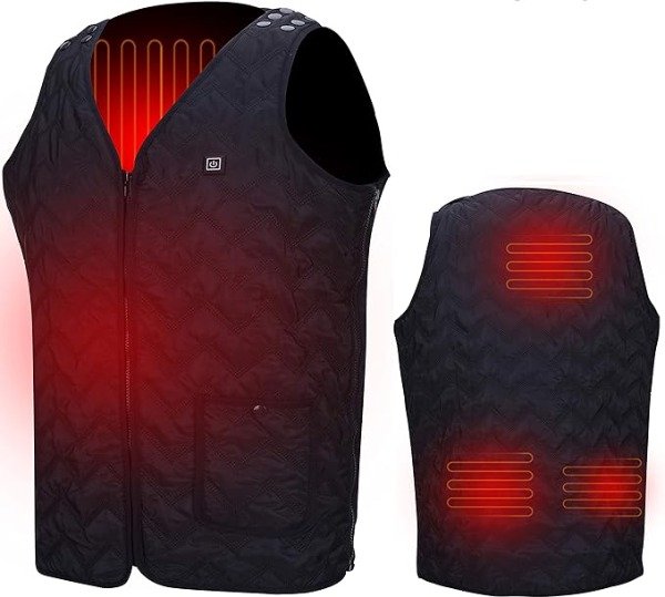 Producto - Chaleco Calefaccionado Termico Moto Talla Ajustable