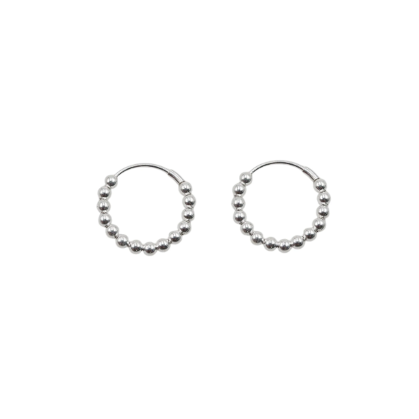 Producto - Argollas con Bolitas 16mm