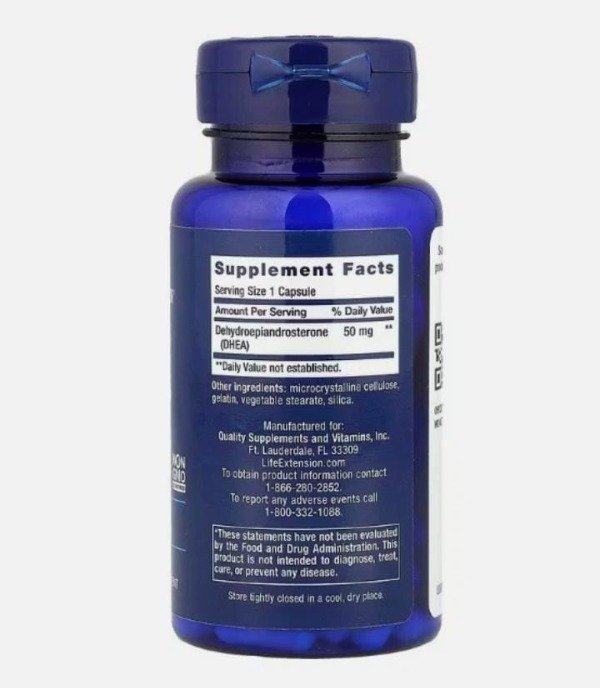Producto - DHEA 50 mg Life Extension - 1