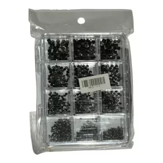 Producto - STRASS CRISTALES NEGRO EN CAJA MCO