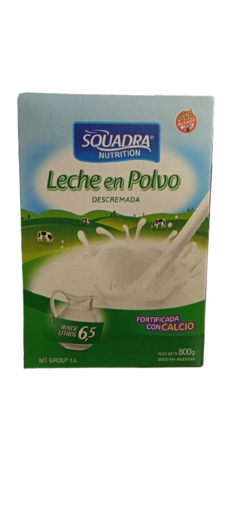 Producto - Leche en Polvo Descremada 800gms - Alta disolución